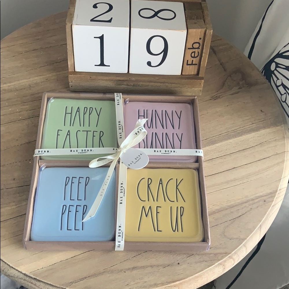 Rae Dunn coasters